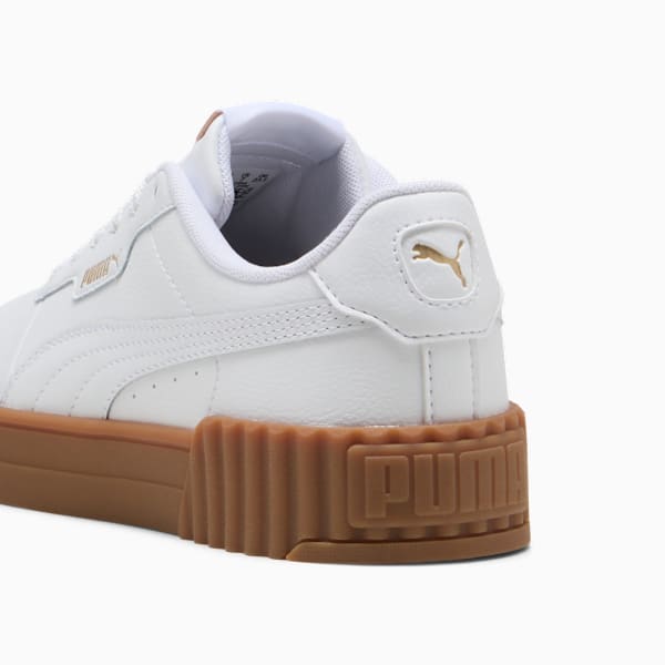 Sneakers Carina 3.0 Femme, PUMA White-PUMA Gold-Gum, extralarge